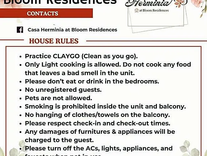 Hotel Casa Herminia At Bloom Residences 2br